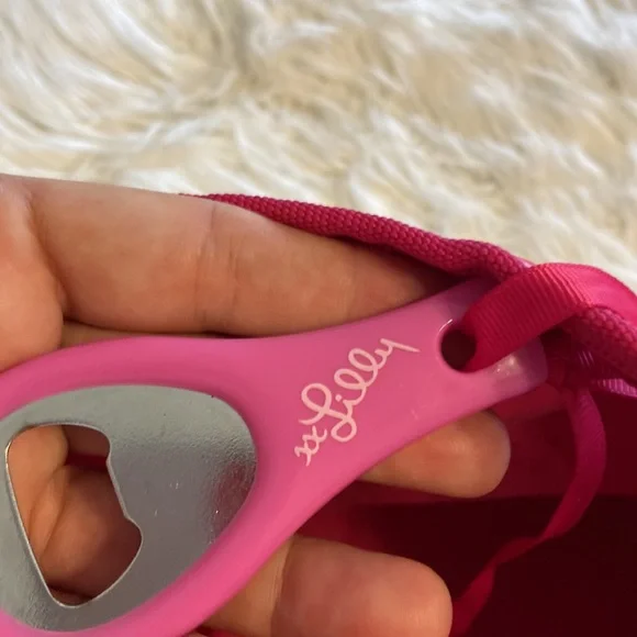 Lilly Pulitzer insulated Floral Bottle Opener Tote Bag / Beach Bag - Picture 5 of 12